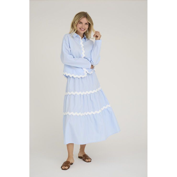 A-VIEW Jonna skirt Light blue