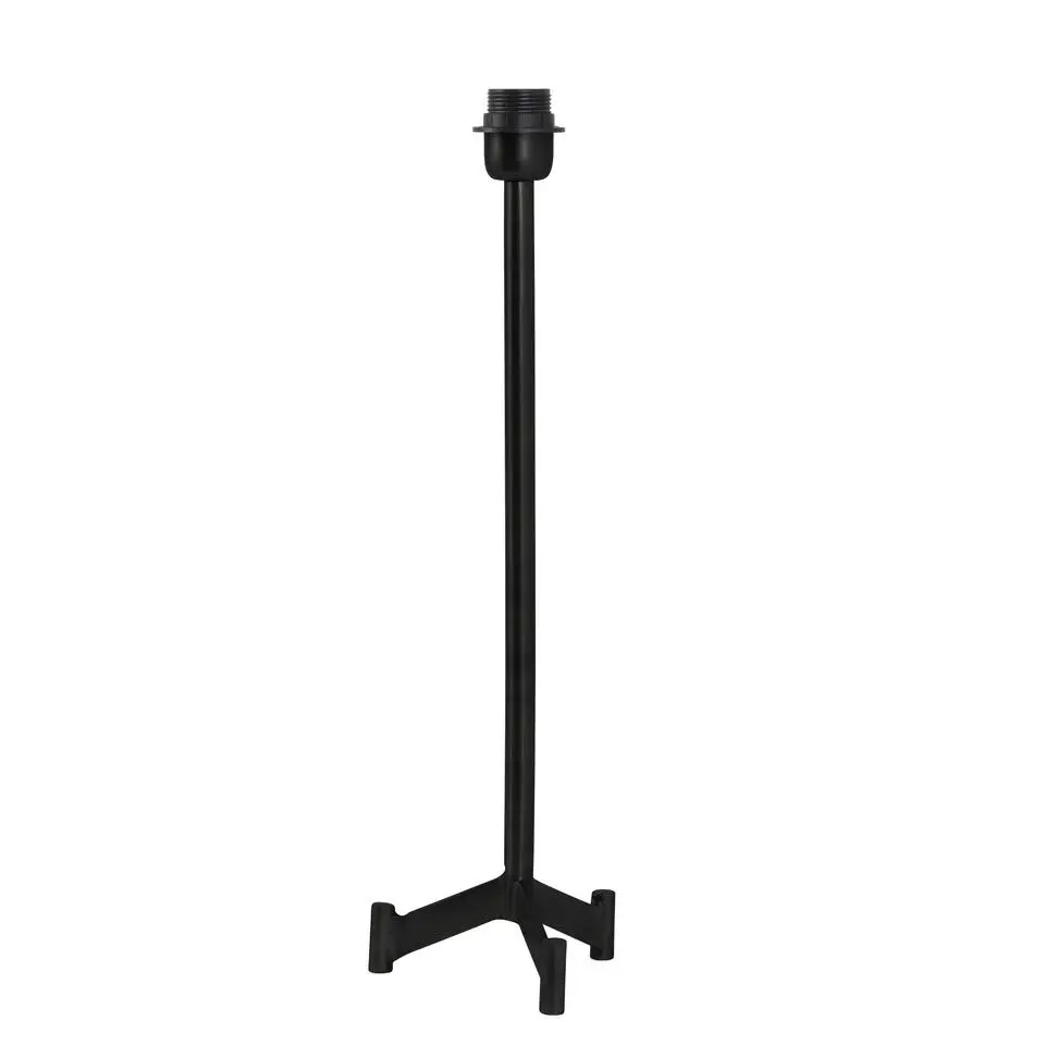 Lampvoet Dennis - Zwart - 15.5x15.5x50cm