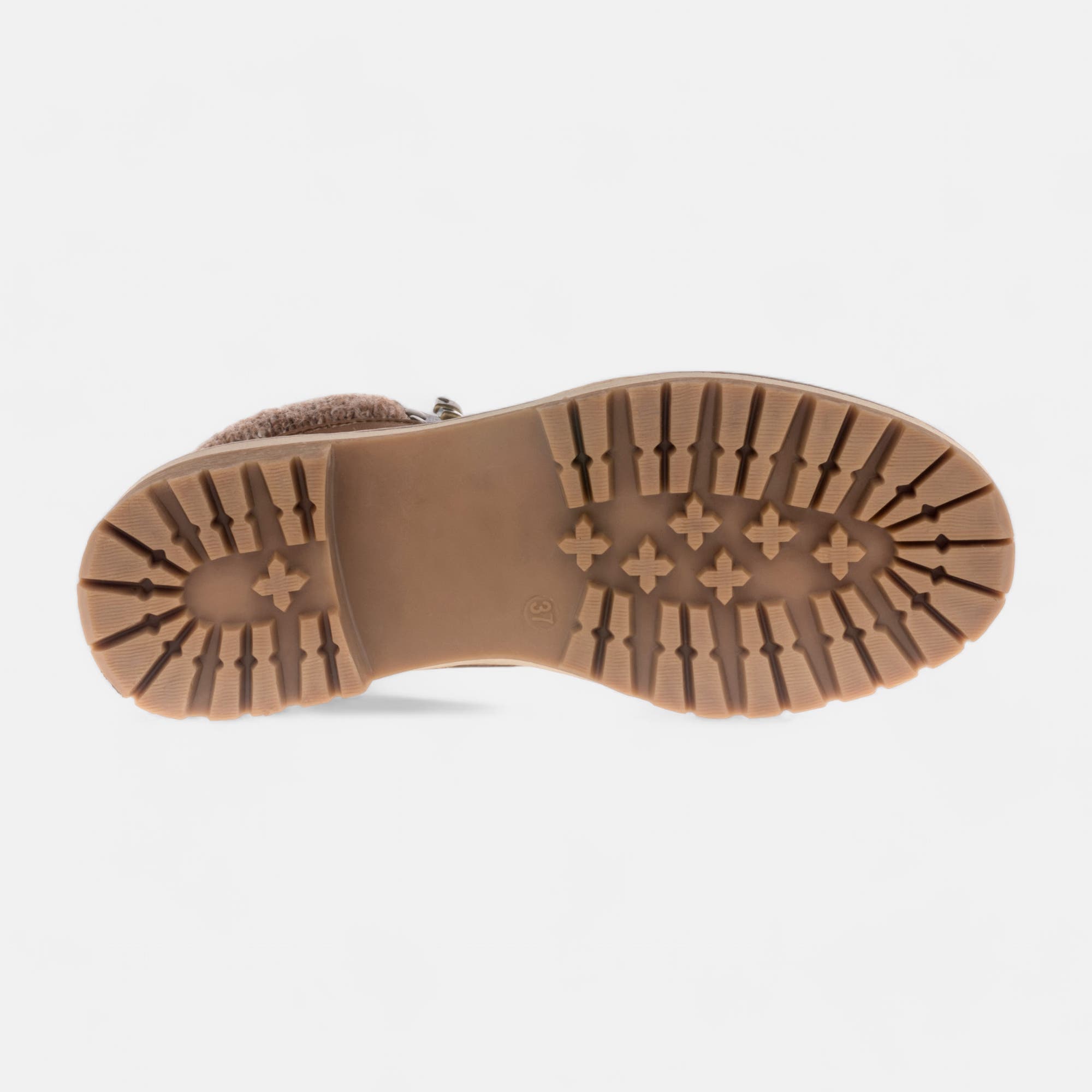 Bottines à lacets Femme taupe