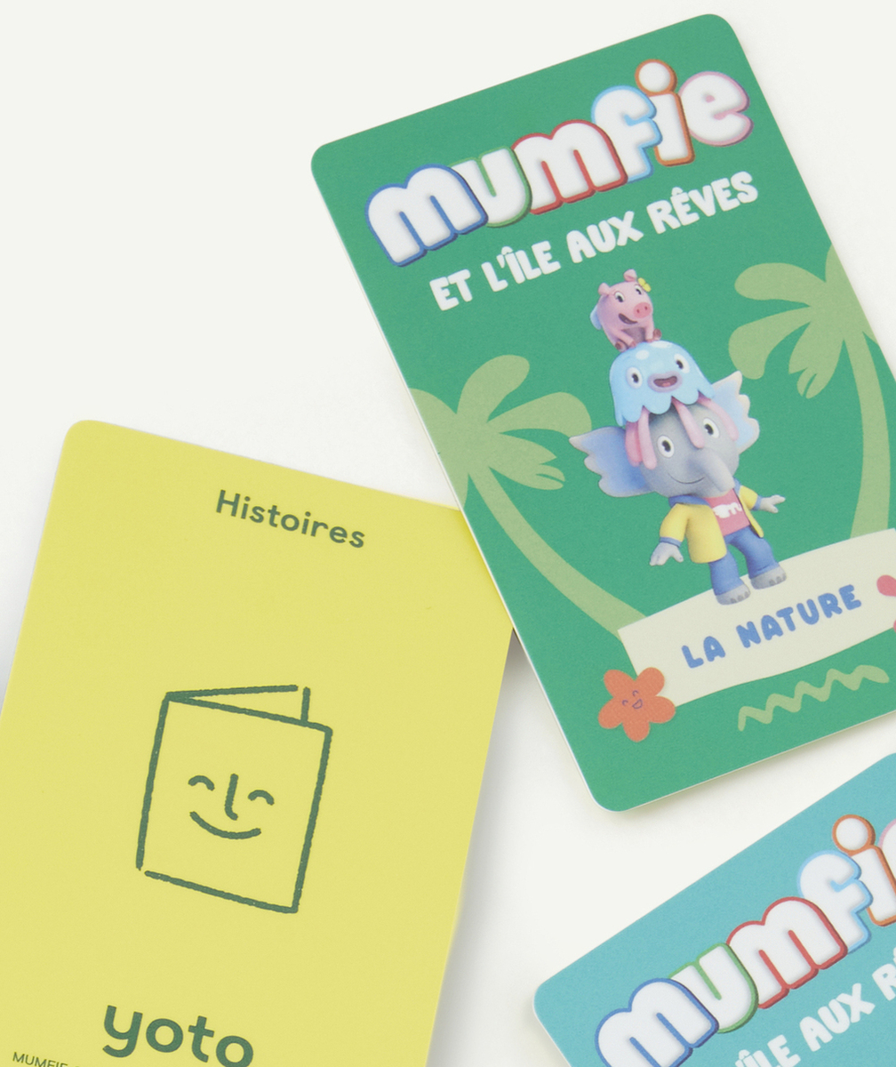 YOTOPACK DE 3 CARTES HISTOIRES AUDIO MUMFIE ET L'ÎLE AUX RÊVES
