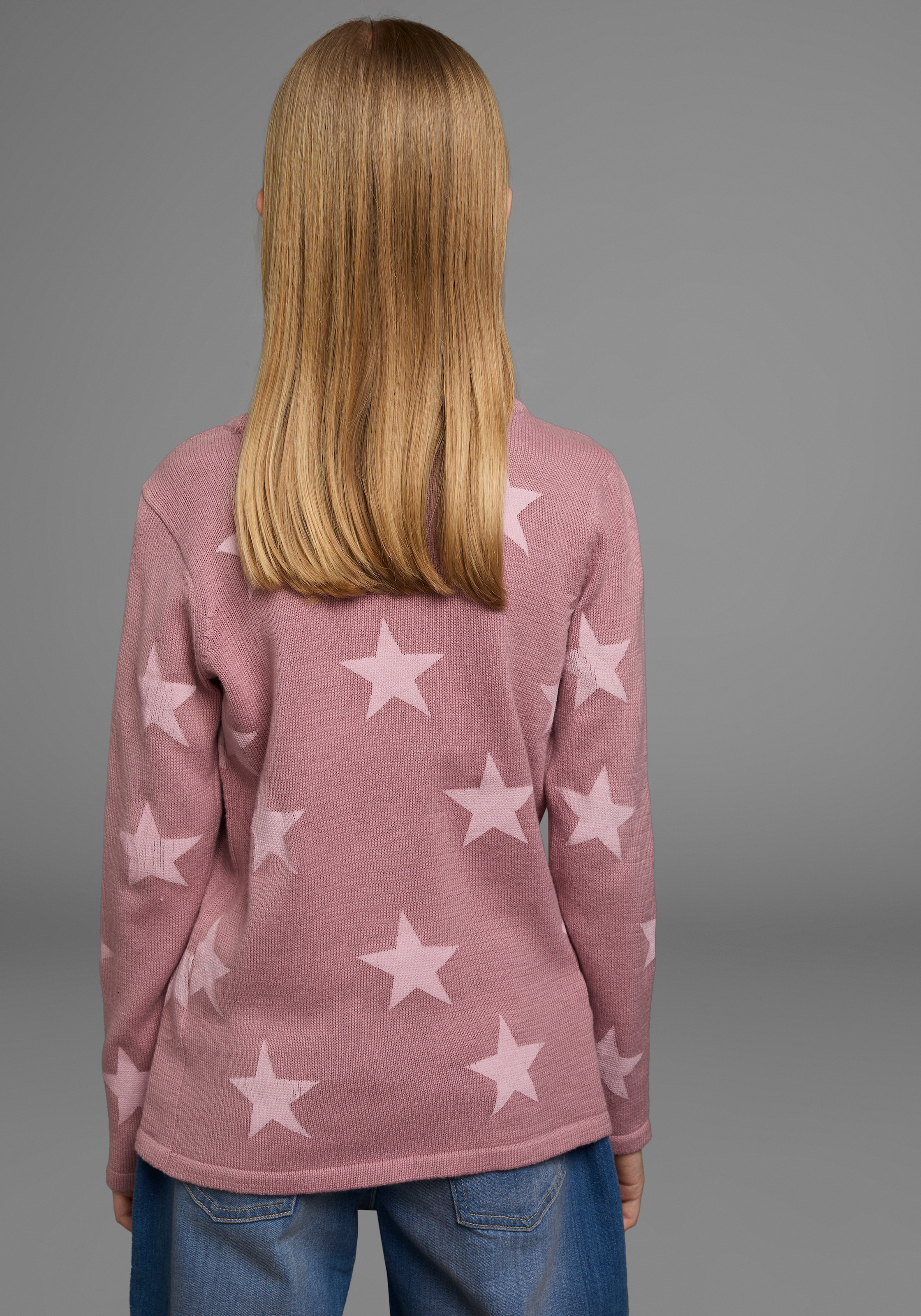 KIDSWORLD Strickpullover »Sterne-Pullover«, mit Sternen - Druck