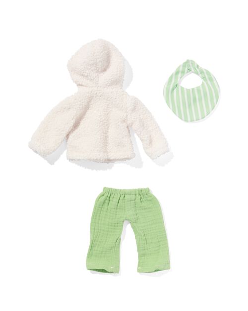 3 vêtements de poupée