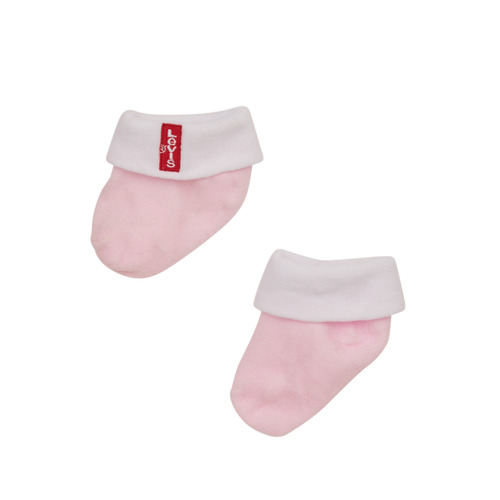 Levi's - LHN BATWING ONESIE HAT BOOTIE - Rose / Blanc