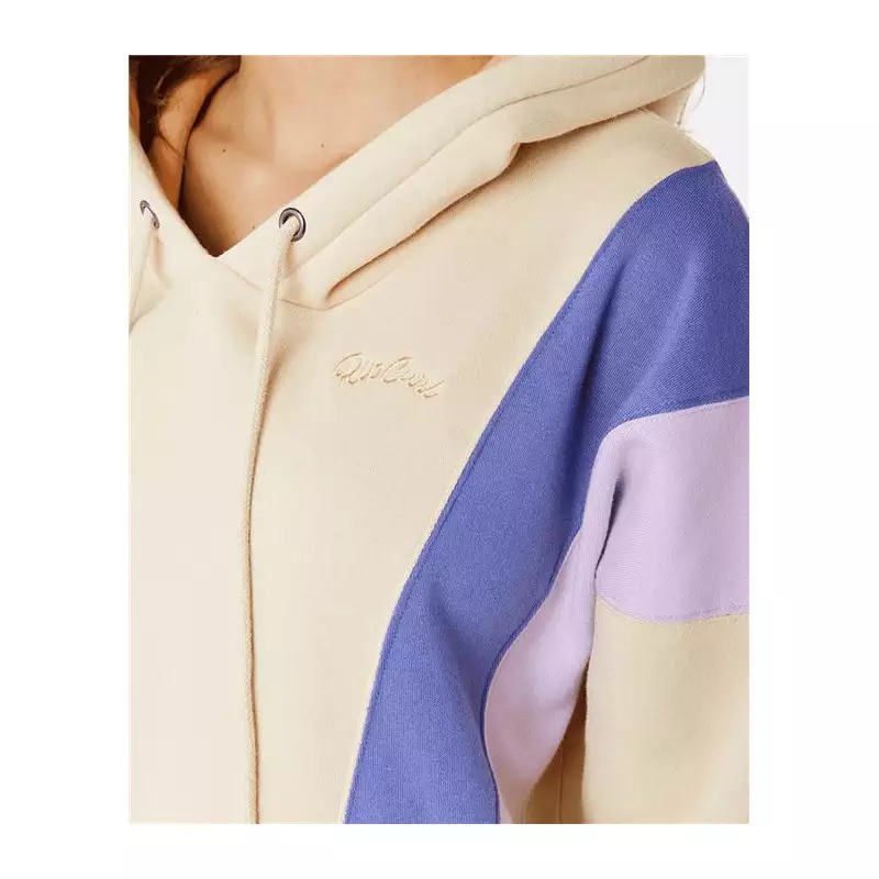 Sweat femme RIPCURL Olalla Hoodie Fleece Beige