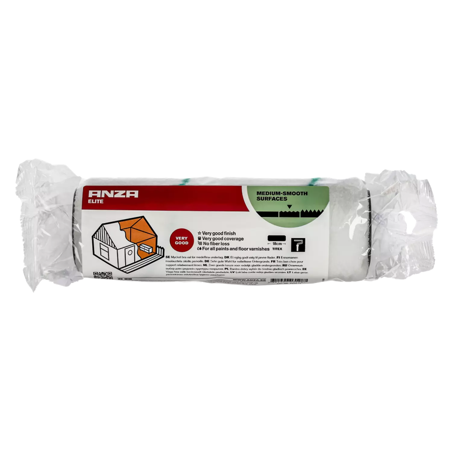 Anza PRO Maxi Titex Verfrol voor epoxy en/of 2-componenten - 18cm