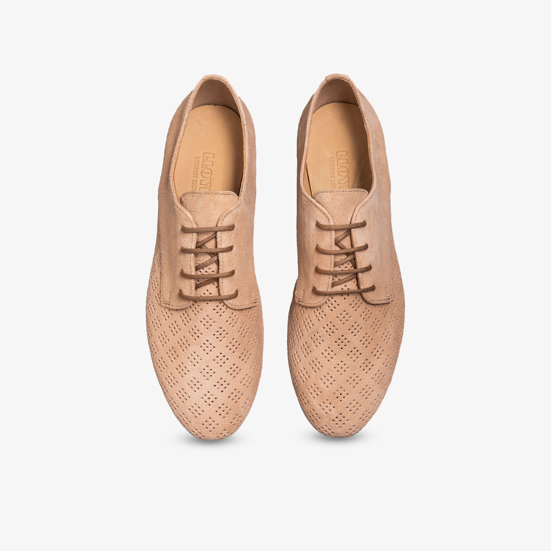 LLOYD Damen Klassische Schnürer beige