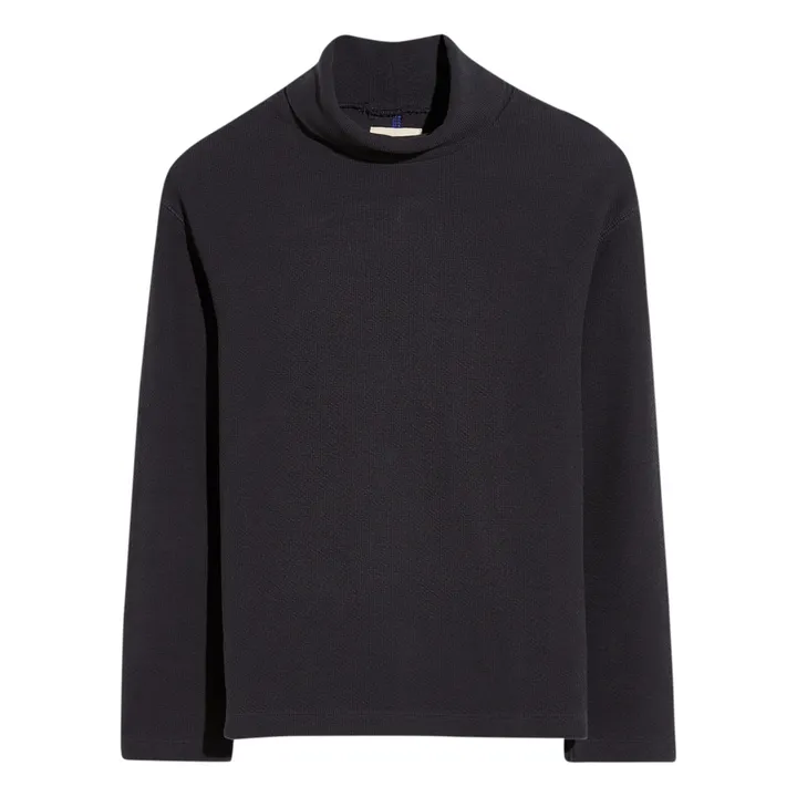 Bellerose Col roulé Uni Sanco | Bleu marine