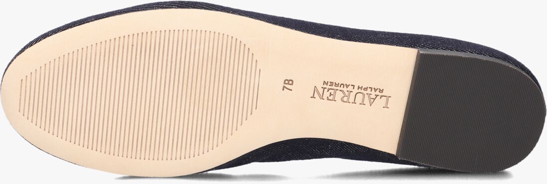blauwe lauren ralph lauren ballerina's jayna flats ballet