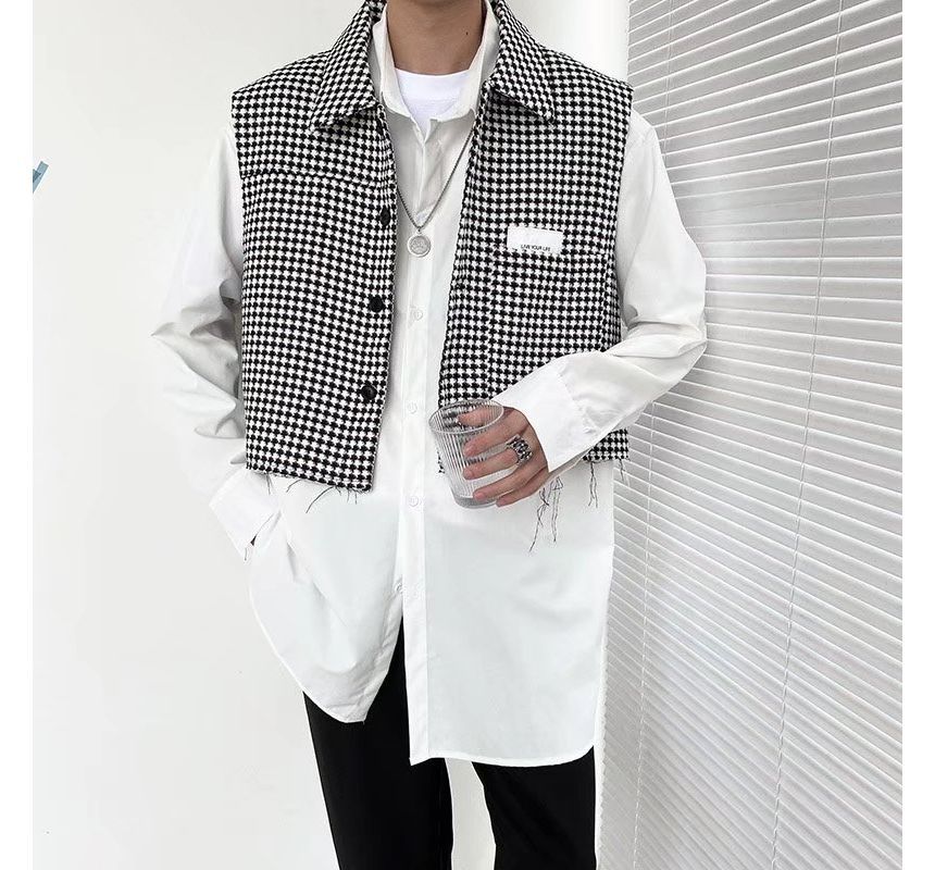 Dukakis - Pied-de-poule vest