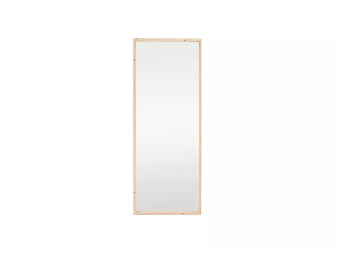 Miroir en bois couleur naturel 80x180cm