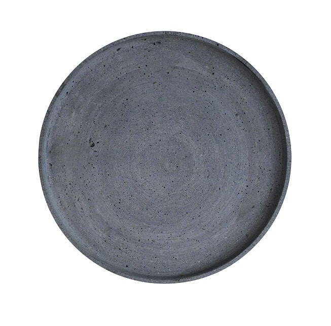 ENGELS KERZEN Kerzenteller BENNY 20 cm anthrazit