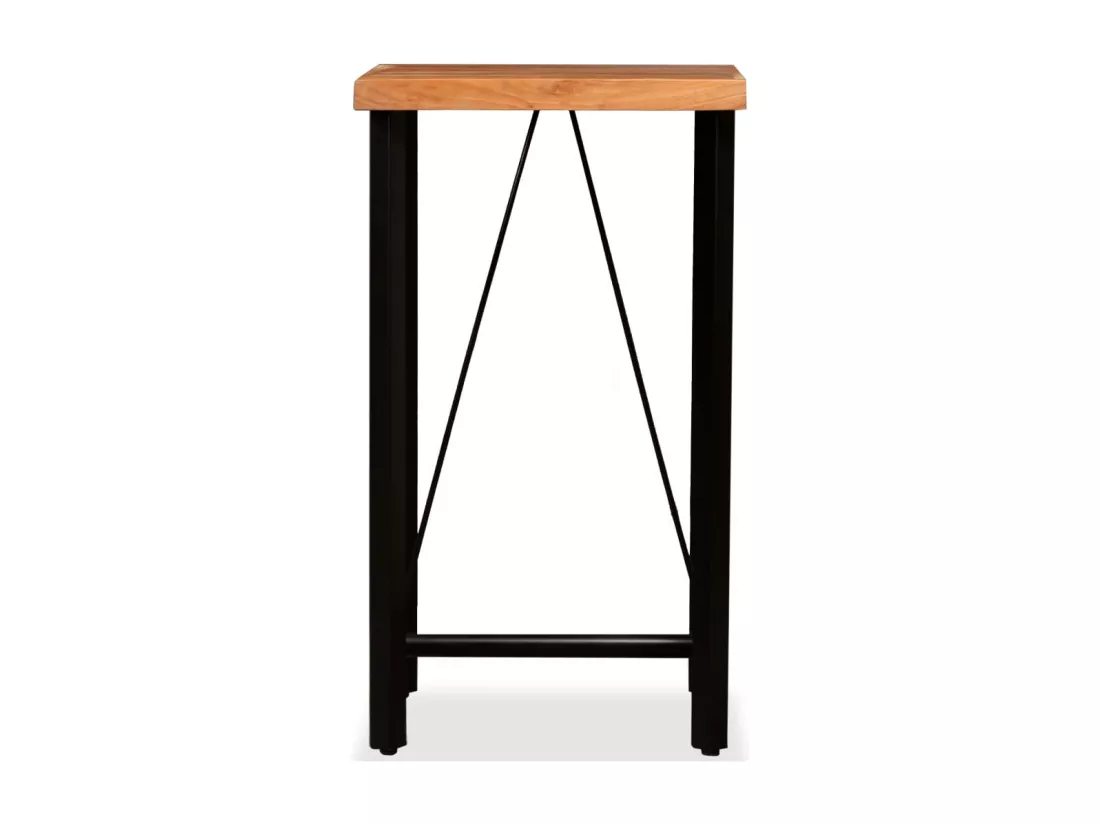 Table de bar Bois massif d'acacia 60x60x107 cm