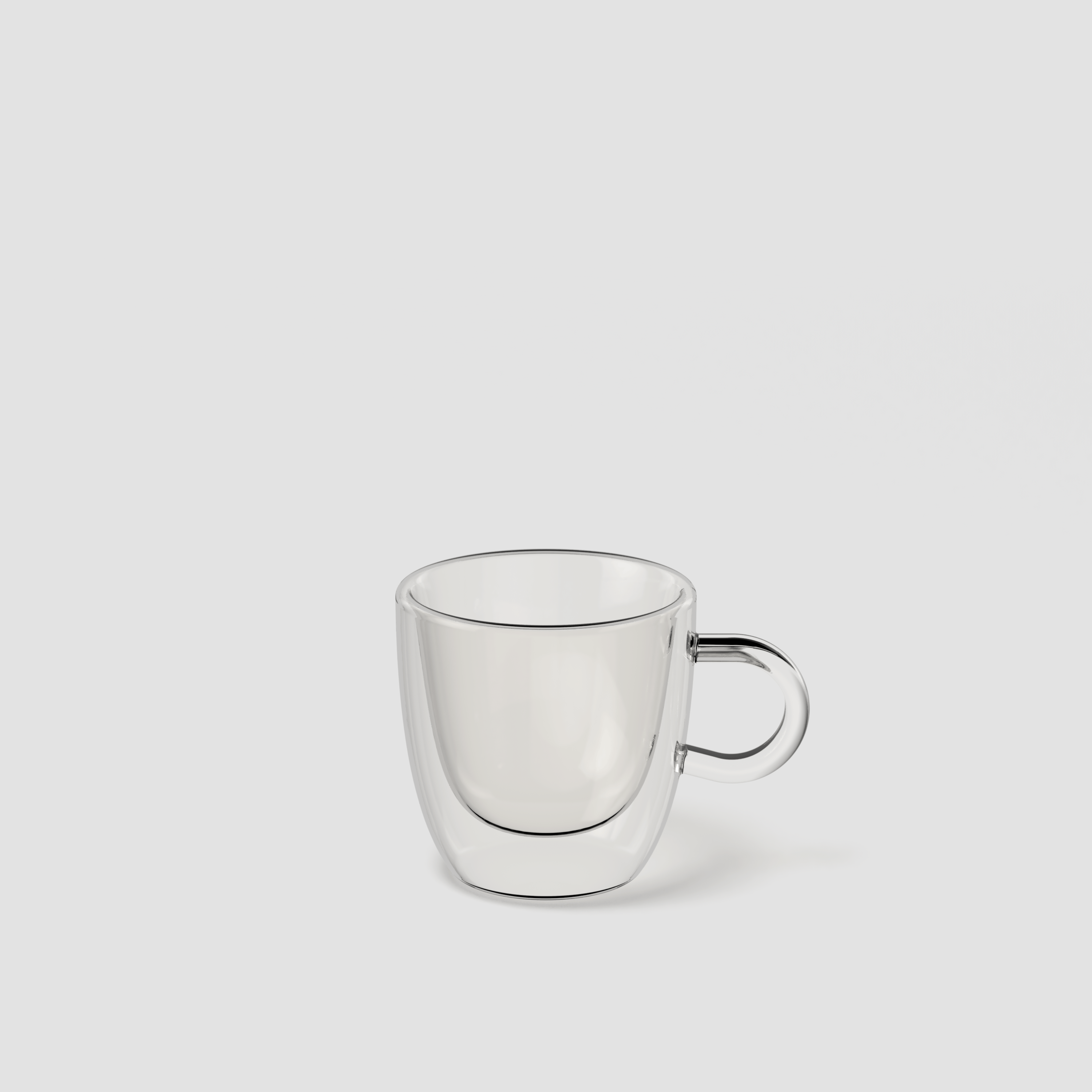 Artesano Glass espresso cup Clear, 2.1 oz, borosilicate glass