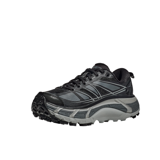 Hoka Mafate Speed 2 Sneakers, Black/Castlerock, 38 2/3