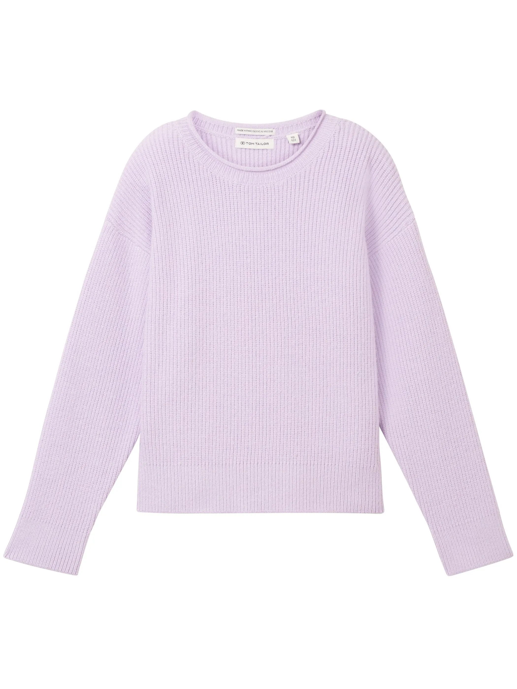Mädchen Strickpullover in kurzer Form