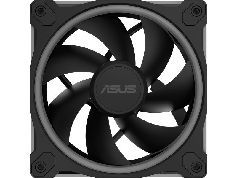 ASUS PC-Lüfter Prime MR120 Fan ARGB 3in1 Schwarz Rückseitig beleuchteter PWM-Lüfter mit umgekehrtem Luftstrom