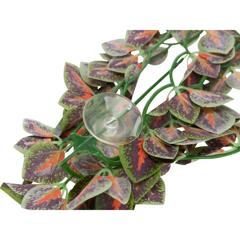 Plante en tissu à suspendre, folium perillae, pour reptiles 50 cm