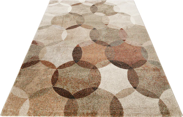 Esprit Teppich »Modernina ESP-3378« rechteckig 13 mm Höhe weicher Kurzflor in modernem Design, Wohnzimmer, Schlafzimmer, bunt