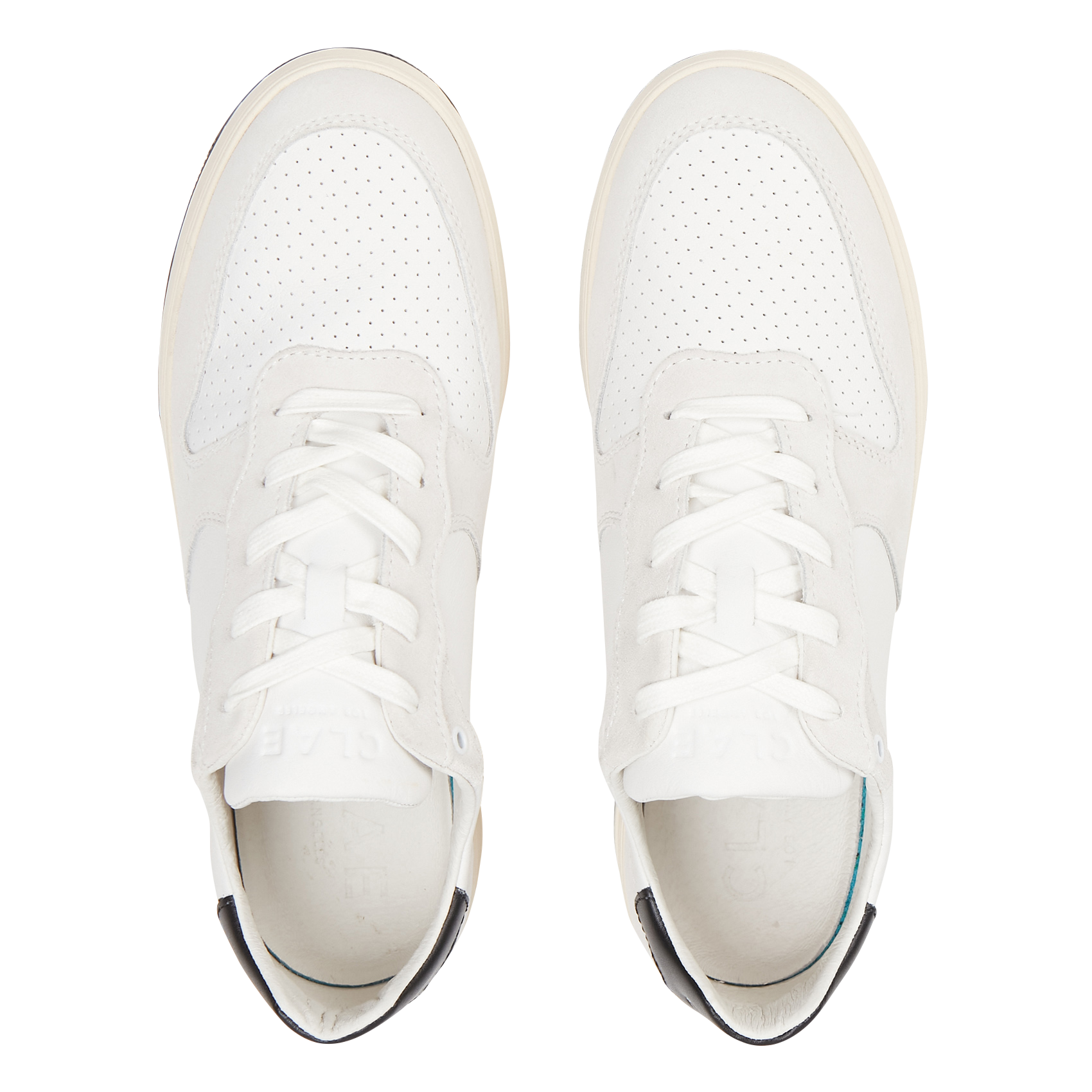 MALONE - Baskets basses en cuir| Blanc