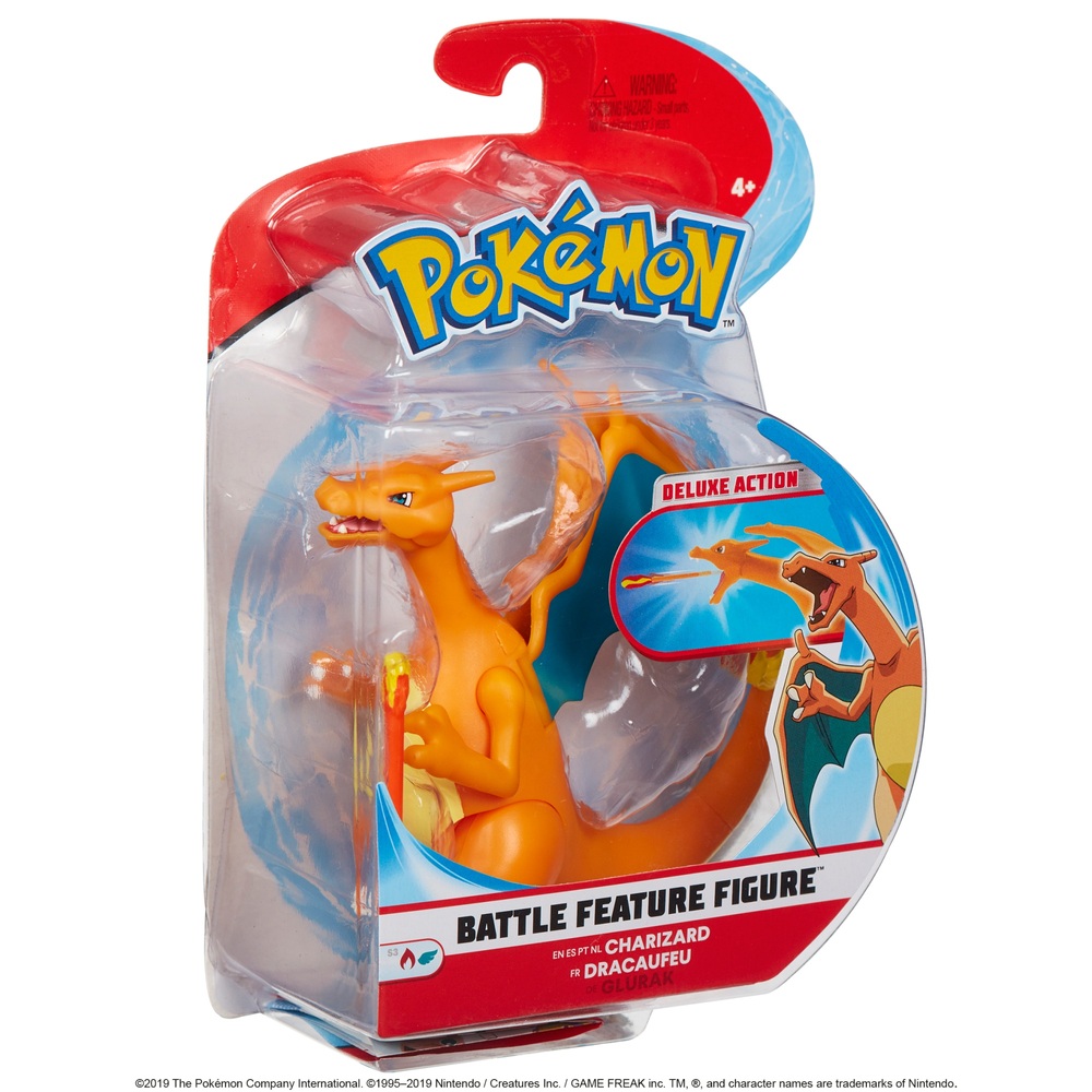 Pokémon Glurak 11cm Kampf-Feature-Figur