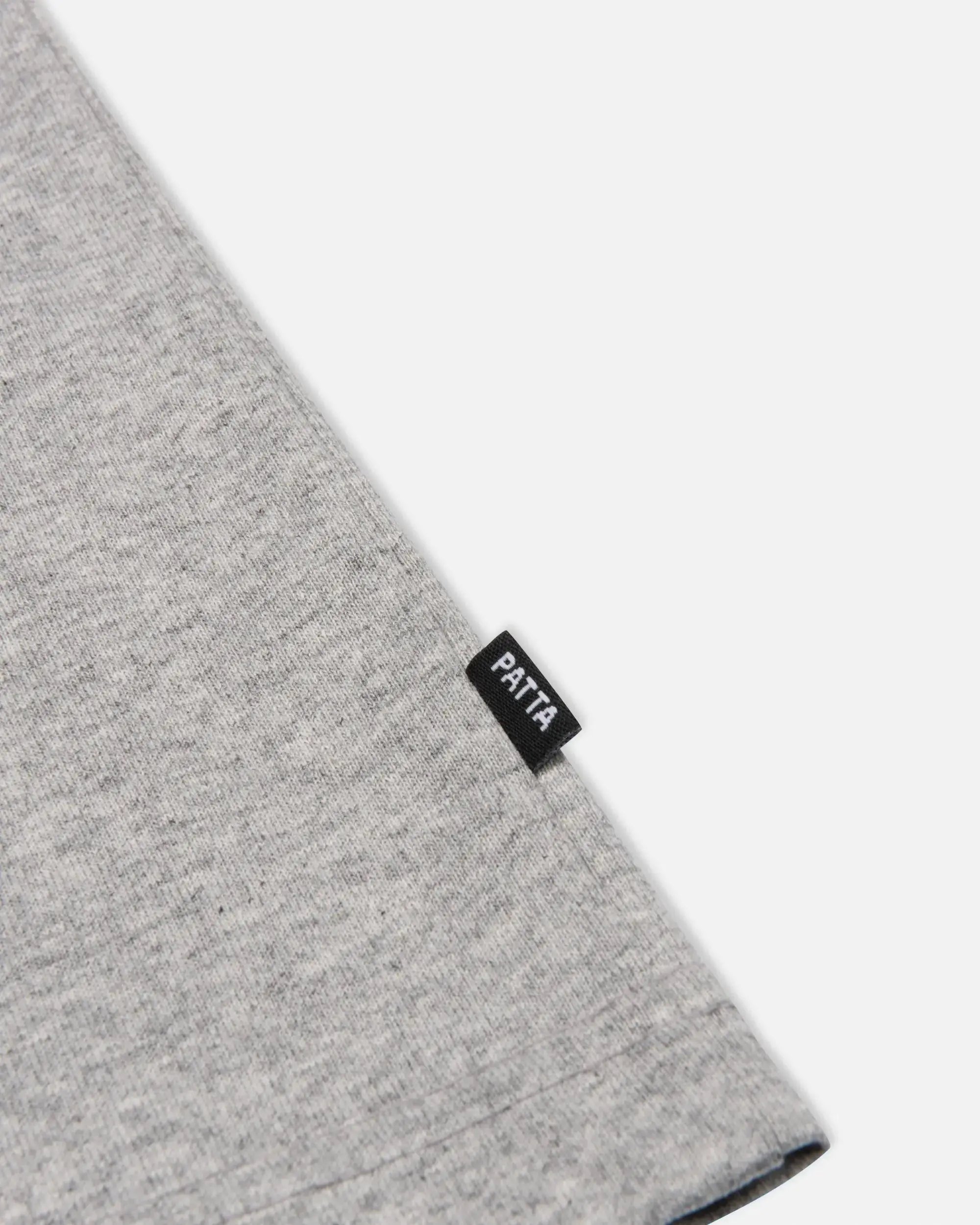 Patta Script Logo T-Shirt (Melange Grey)