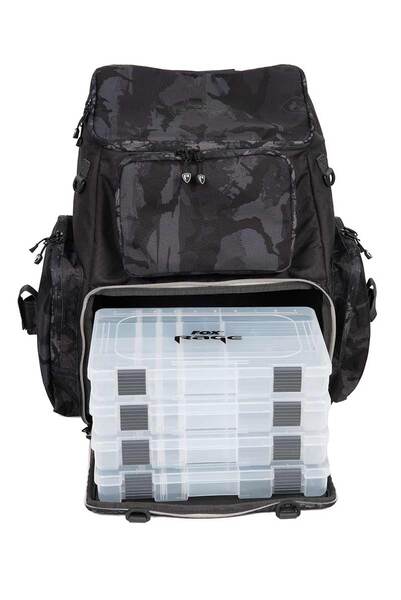 Sac à Dos Voyager Camouflage Fox Rage (Incl. 5 Boîtes à Leurres)