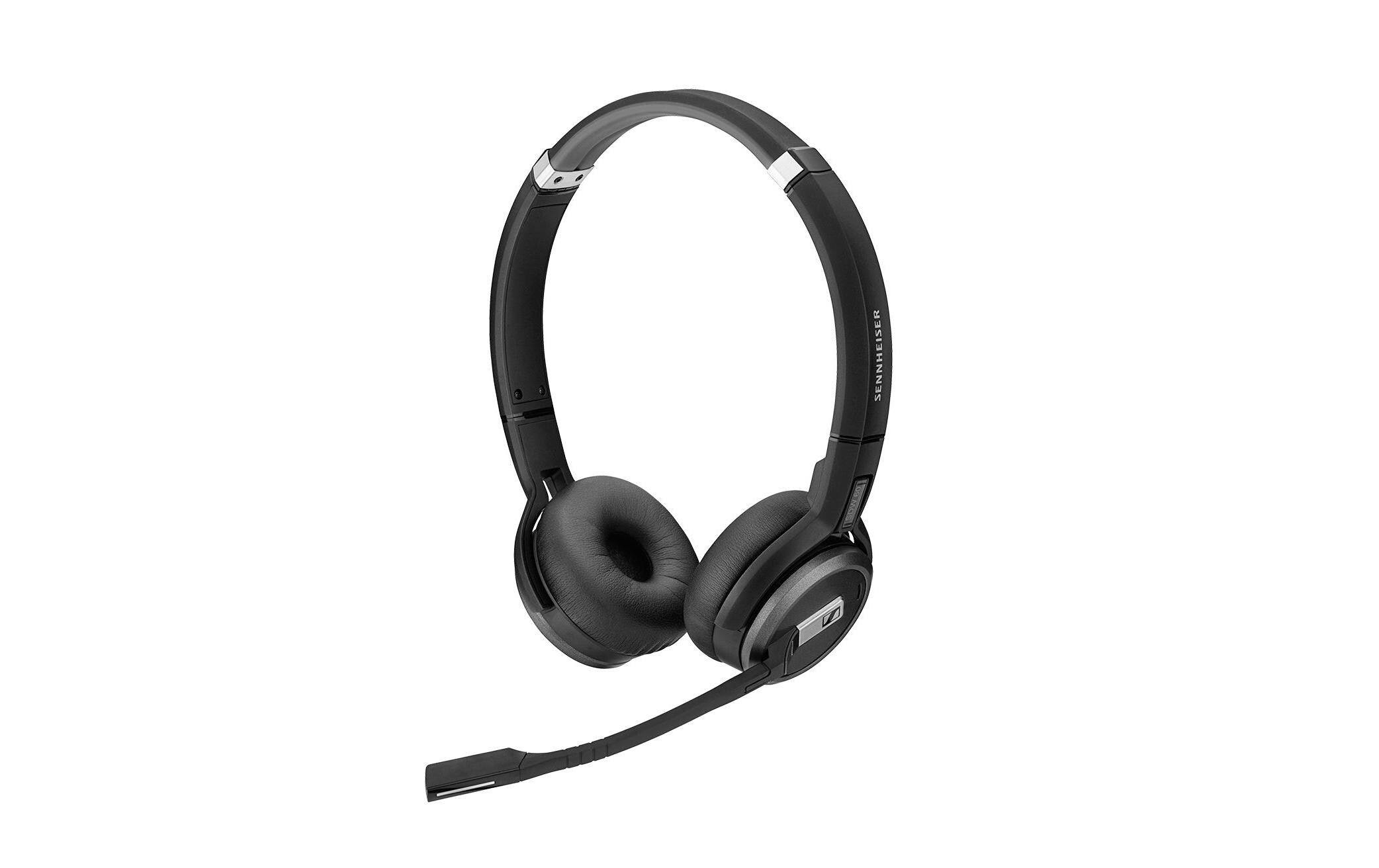 Headset IMPACT 5065 Duo<br>Herausragendes, einseitiges, kabelloses DECT-Headset mit Dual-Konnektivität und drei Tragevarianten