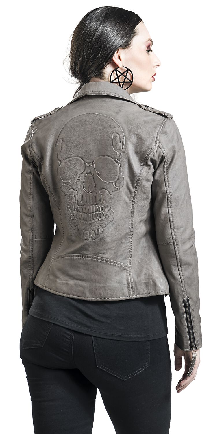 All Over The Road | Black Premium by EMP Veste en cuir