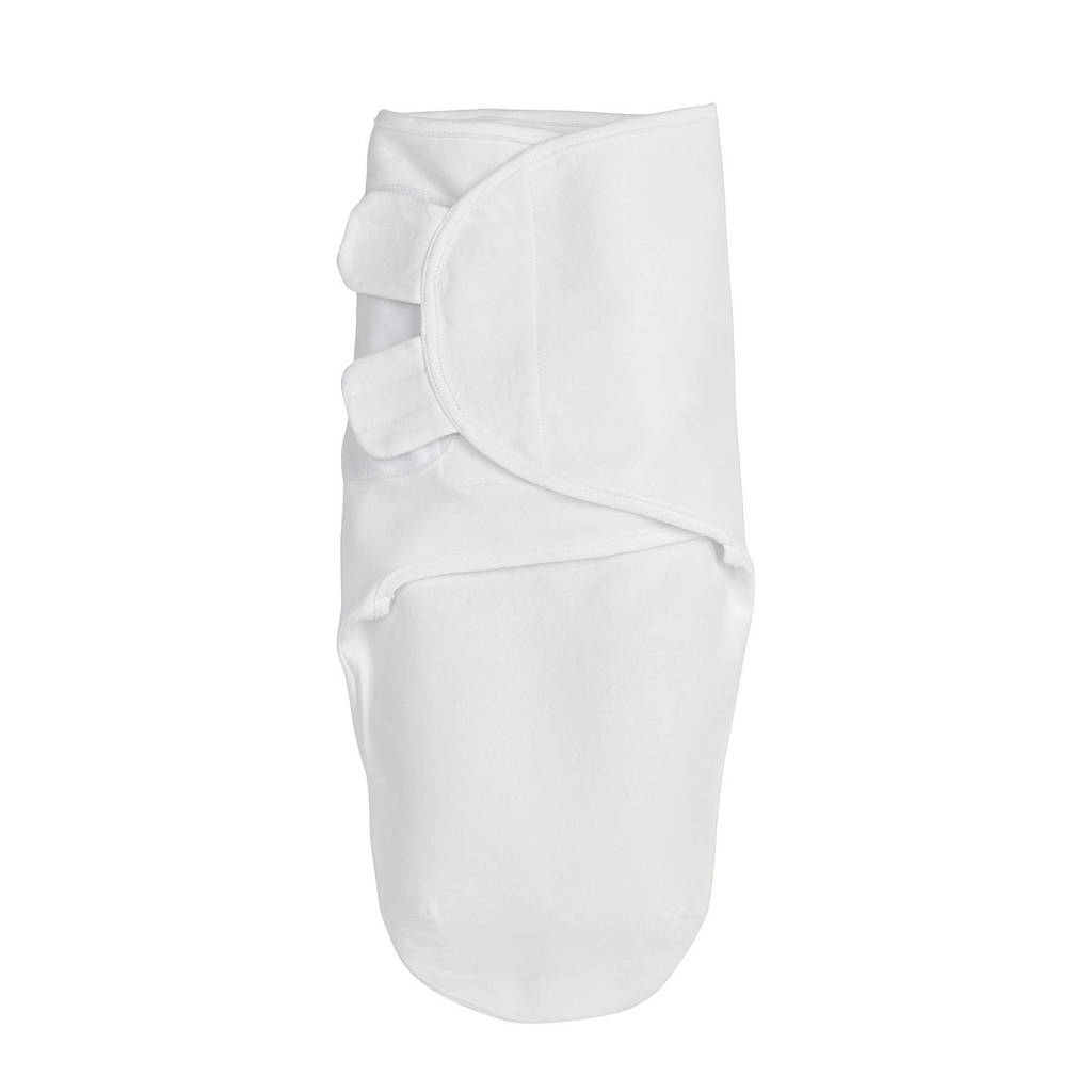 Een uitkomst!swaddle 0-3 mnd Uni wit