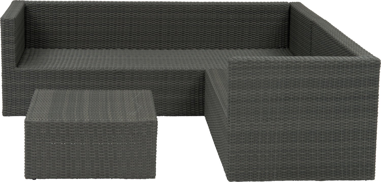 Intratuin 4-zits loungeset Donau antraciet