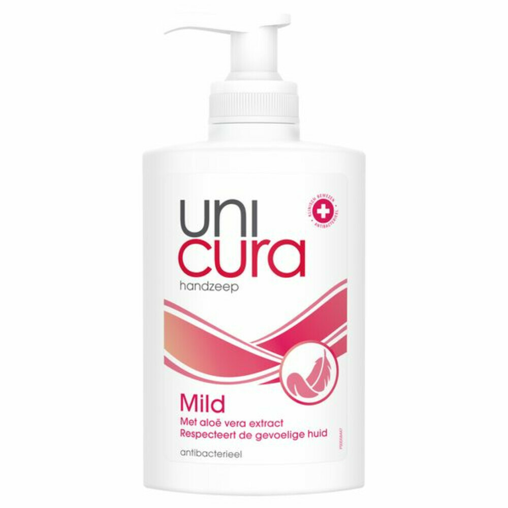 6x Unicura Vloeibare Zeep Mild250 ml