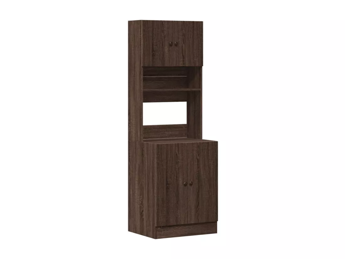 Armoire de cuisine chêne marron 60x50x180 cm bois d’ingénierie