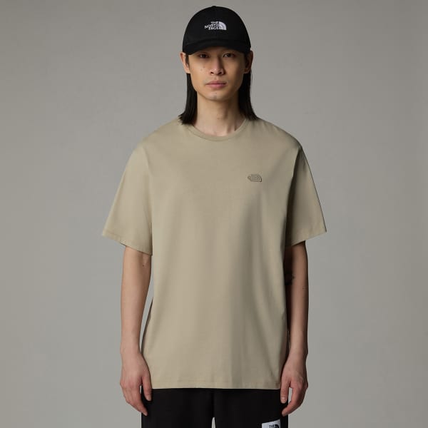 T-shirt THE NORTH FACE NATURAL DYE S/S TEE CLAY GREY NATURAL DYE