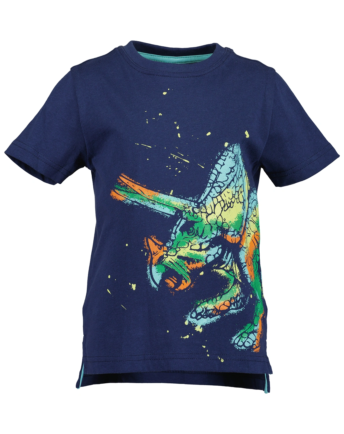 T-Shirt TRICERATOPS PAINTING in dunkelblau