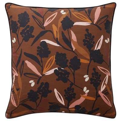 Linge de lit imprimé feuilles - BECQUET CRÉATION.