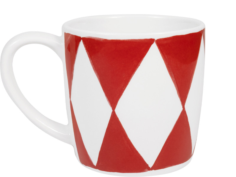 Cappuccino beker 0.5L Kerst Red Diamond
