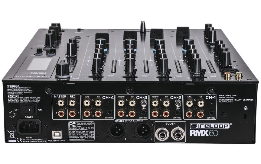 DJ-Mixer RMX-60 Digital<br>4+1 Kanal Digital-DJ-Mixer