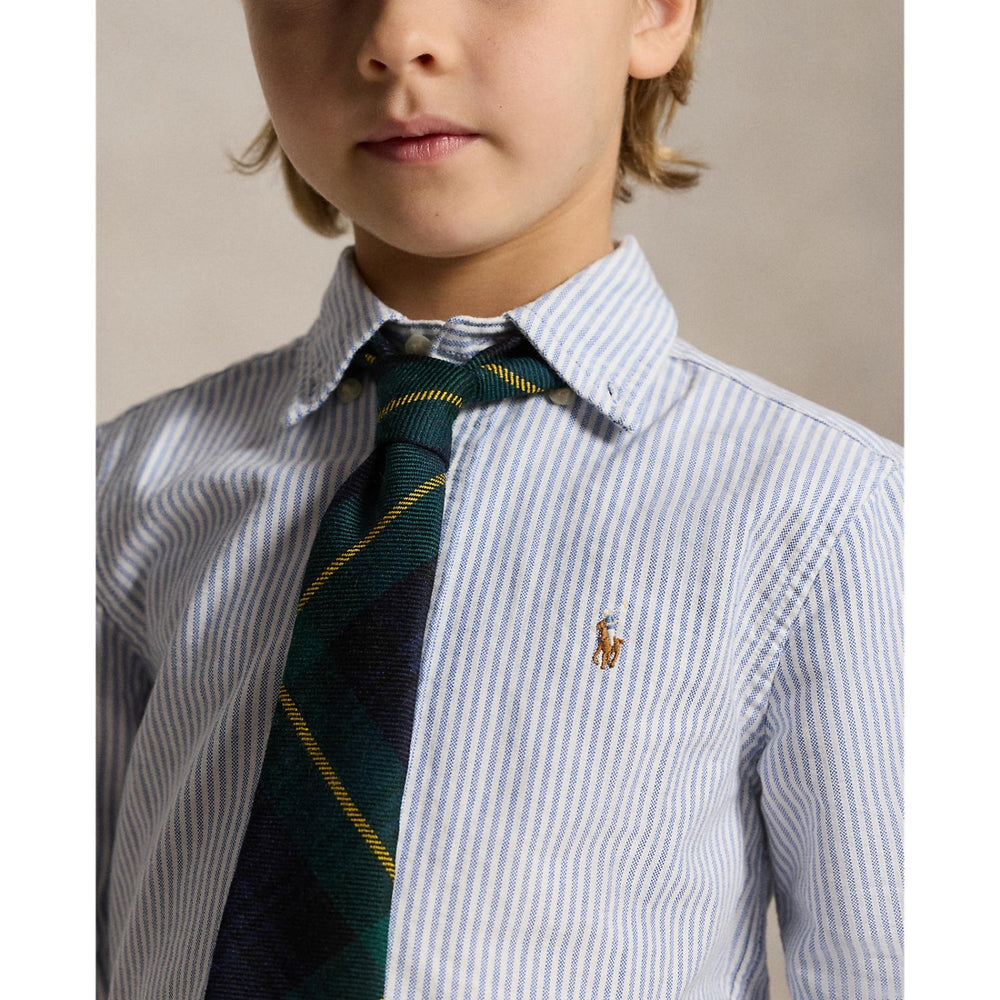 Køb Polo Ralph Lauren Lt Blue Stripe Sport Skjorte