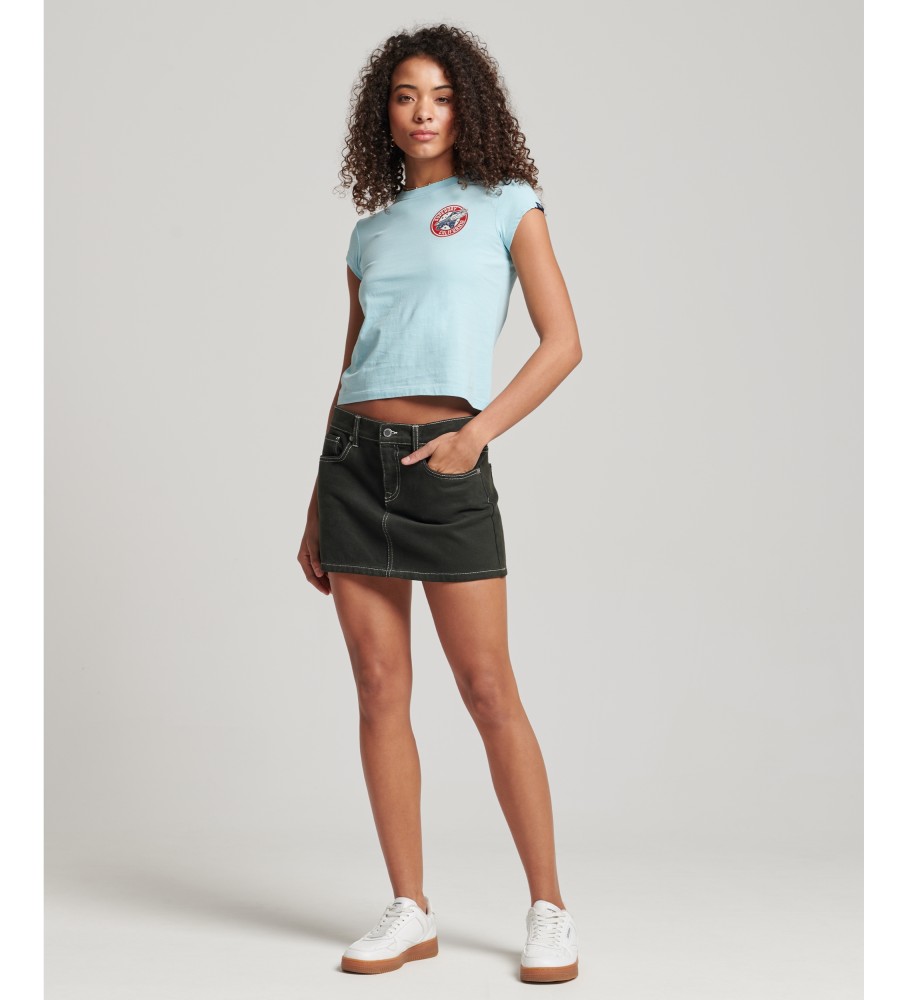 Camiseta Superdry Vintage Roll With It azul