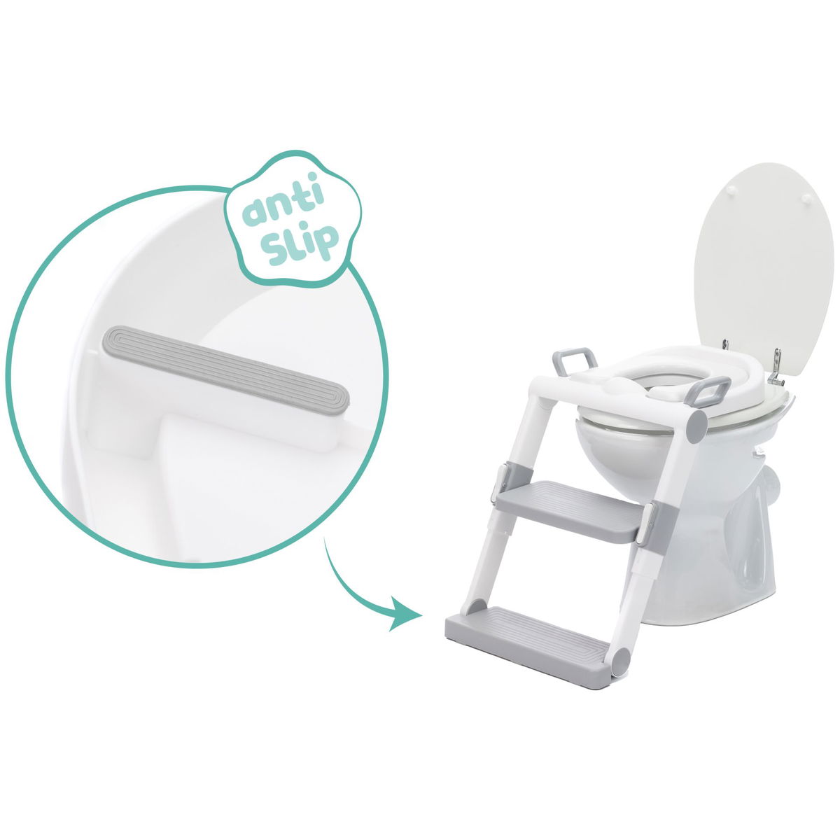 fillikidfillikid   Toilettentrainer weiss/grau