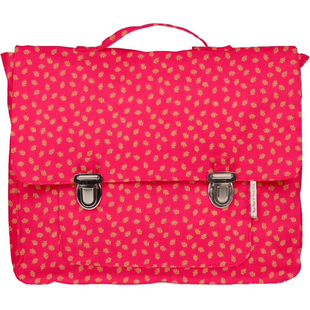 Cartable Feuillage Or Rose