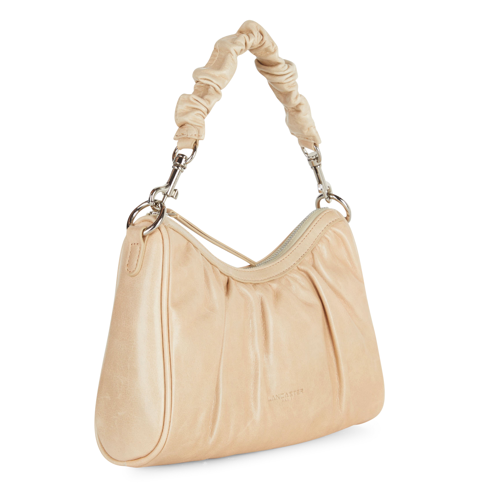 RETRO & GLAM - Sac baguette en cuir vieilli | Beige