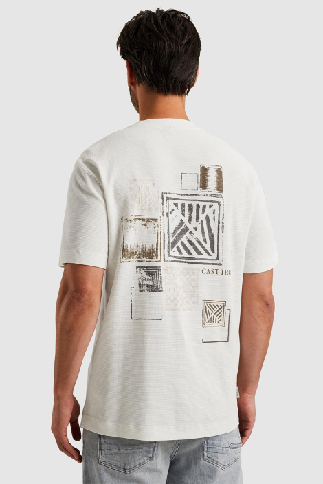 Cast Iron witte heren t-shirt