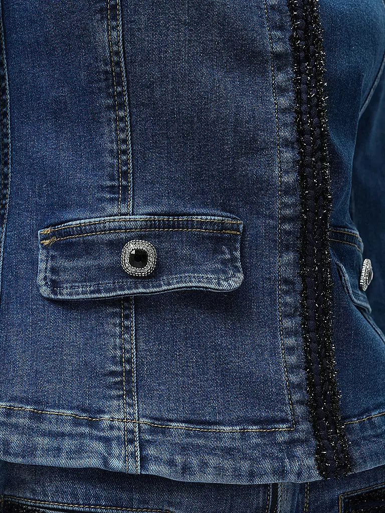 LIU JO Jeansjacke GIACCA BRAID blau