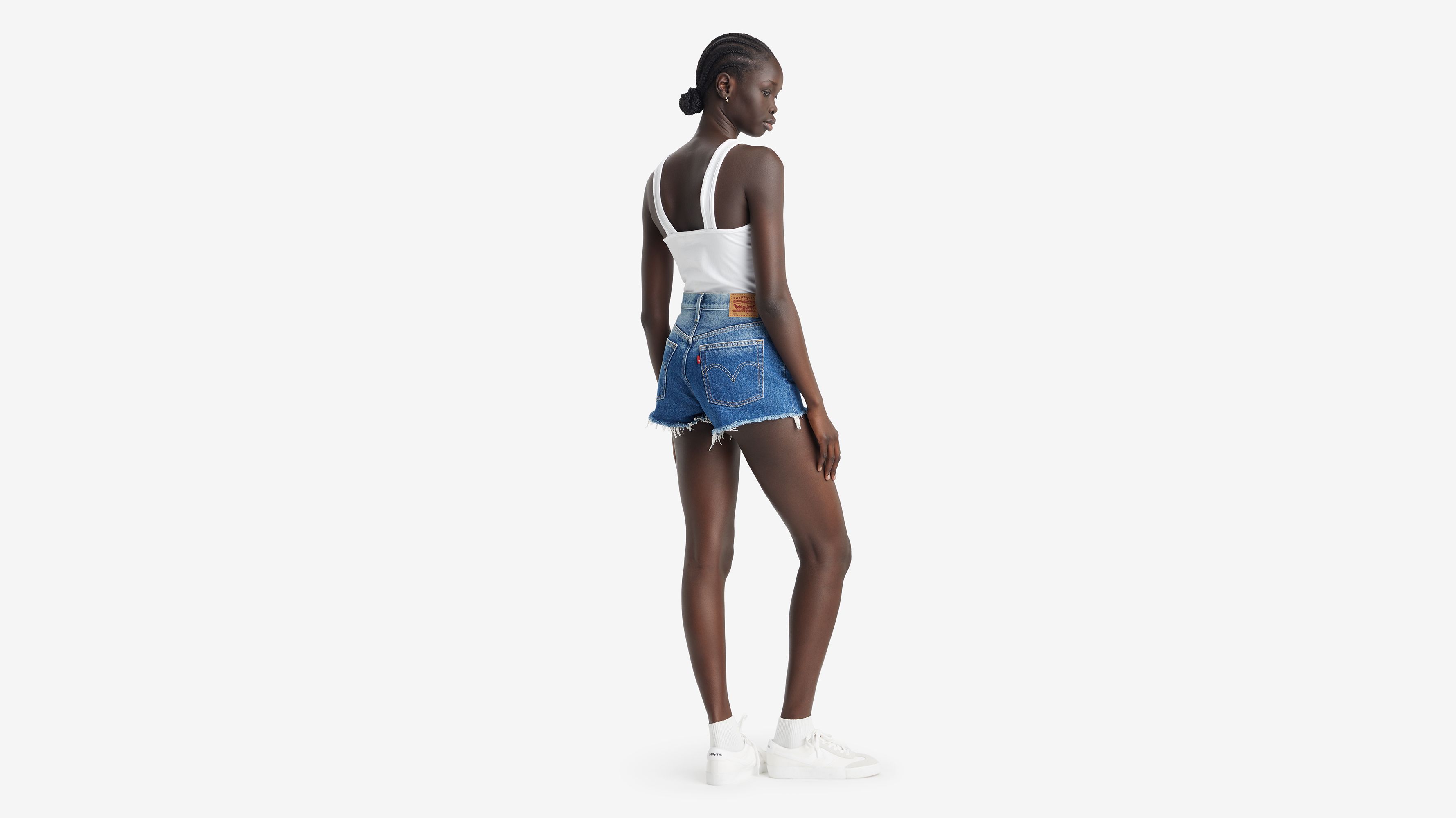 Short jean 501® Original taille haute - Tahitian Blue - Bleu