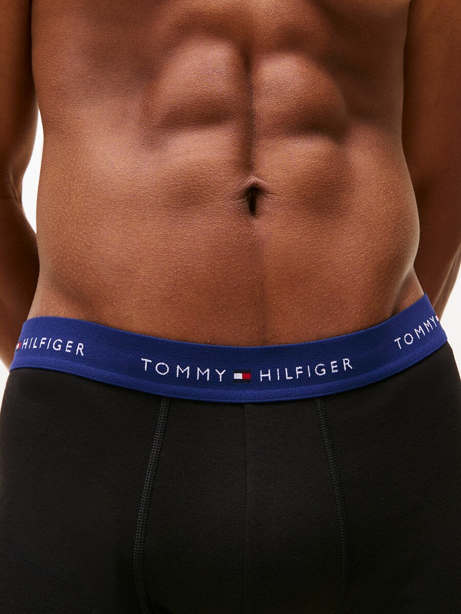 TOMMY HILFIGER<br>Conjunto de 3 cuecas boxer lisas
