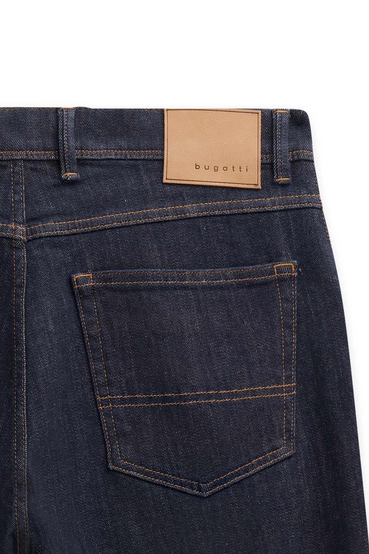 bugatti 5-Pocket-Jeans »Loose Fit«, aus Luxury Raw Denim mit Stretch