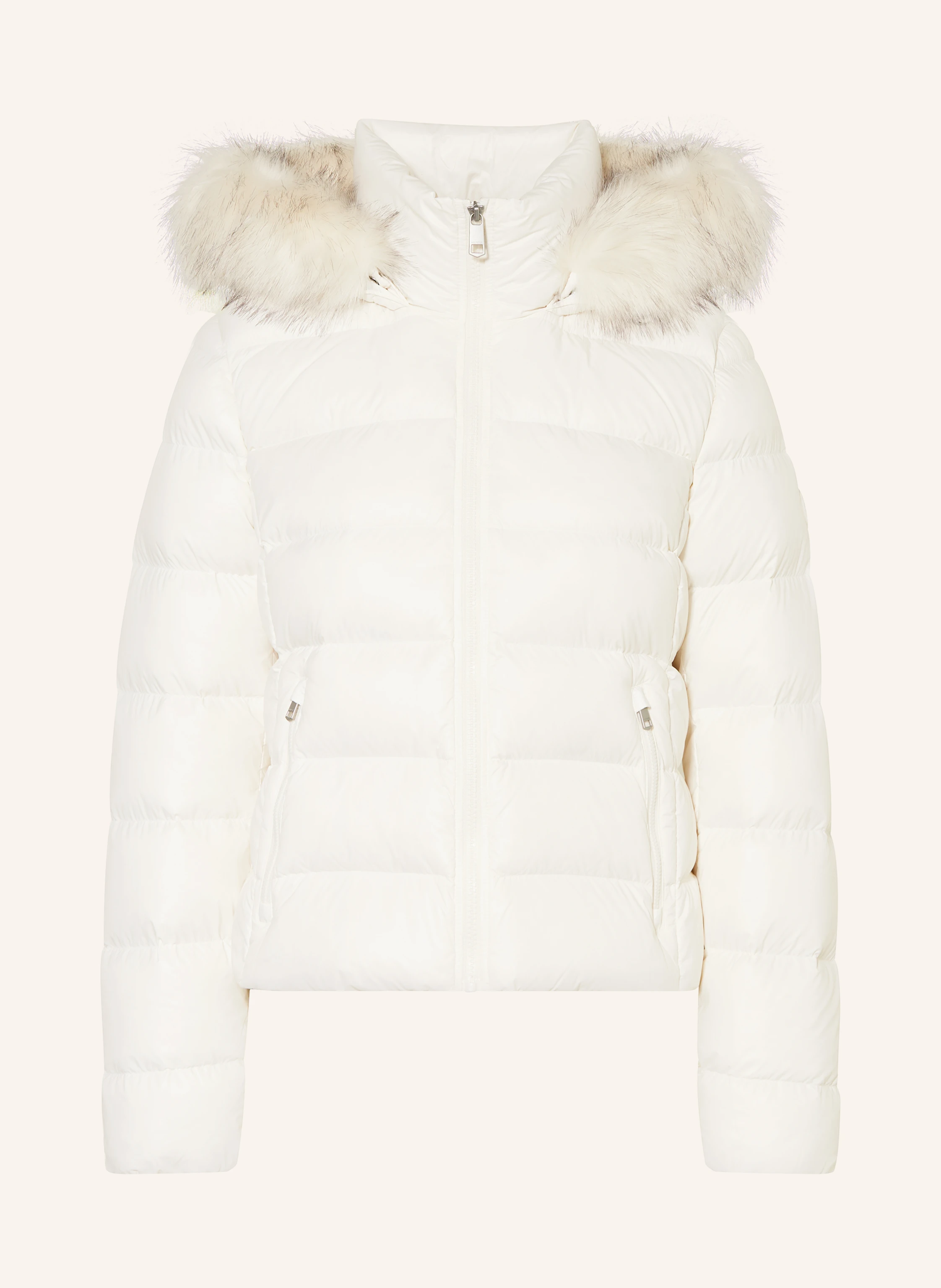 TOMMY HILFIGER Daunenjacke GLOSS DOWN TYRA mit Kunstpelz