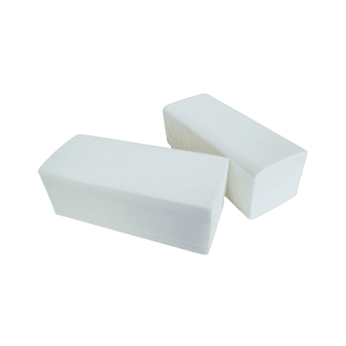 Essuie-mains plié W blanc de 100 formats 21,6 x 32 cm Paredes Expert