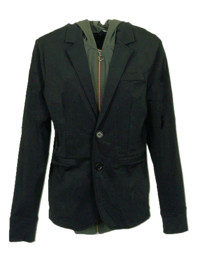 HBT VESTE BLAZER HOMME ANDY NOIR/KAKI